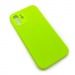 Чехол iPhone 12 Silicone Case (Full Camera/No Logo) №21 Блестящий Зеленый#1619830