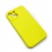 Чехол iPhone 13 Mini Silicone Case (Full Camera/No Logo) №09 Блестящий Желтый#1619455