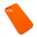 Чехол iPhone 13 Mini Silicone Case (Full Camera/No Logo) №22 Абрикос Оранжевый#1619420