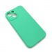 Чехол iPhone 13 Mini Silicone Case (Full Camera/No Logo) №25 Зеленый#1619426