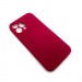Чехол iPhone 13 Pro Silicone Case (Full Camera/No Logo) №05 Розово-Красный#1619037