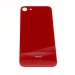 Задняя крышка iPhone SE (2020) (c увел. вырезом) Красная#1654886