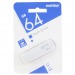 Флеш-накопитель USB 3.1 64GB Smart Buy Clue белый#1619315
