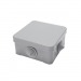 Коробка разветвительная 75х75х44мм, 250/380В, 10A, 4 ввода, IP44, светло-серая , шт#2095240