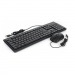 Клавиатура + мышь проводные "Гарнизон" GKS-126, 104кл.,3кн.,1000DPI (чёрный)#1635939
