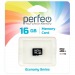 Карта памяти Perfeo microSD 16GB High-Capacity (Class 10) economy series без адаптера#1620754