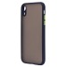 Чехол-накладка - PC041 для Apple iPhone XR (dark blue/black)#2086418