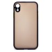 Чехол-накладка - PC041 для Apple iPhone XR (dark blue/black)#2086415