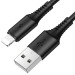 Кабель USB - Apple lightning Borofone BX47 Coolway, 100 см (black)(133794)#1628820