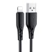 Кабель USB - Apple lightning Borofone BX48 100см 2,4A (black) (133800)#1628822