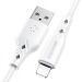 Кабель USB - Apple lightning Borofone BX48, 100 см 2,4А (white) (133801)#1628825