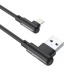 Кабель USB - Apple lightning Borofone BX58 Lucky 100см 2,4A (black) (133830)#1627792