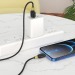 Кабель USB - Apple lightning Borofone BX59 Defender 100см 2,4A (black) (133836)#1966702