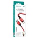 Кабель USB - micro USB Borofone BX54 Ultra bright 100см 2,4A (red) (133820)#1628971