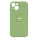 Чехол-накладка ORG Soft Touch с закрытой камерой для "Apple iPhone 13 mini" (green) (134169)#2009330