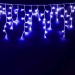 Светодиодная гирлянда Гирлянда уличная занавес БАХРОМА 600x60 см, 120 диодов, белый провод, синий(12#1628763