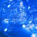 Гирлянда Космос 100LED 10.8м лампочки нить 8 режимов голубой (1/50)#1629826