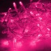 Гирлянда Космос 100LED 10.8м лампочки нить 8 режимов розовый (1/50)#1629825