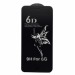 Защитное стекло iPhone 6/6S (Full AG Матовое) тех упаковка Черное#1655240