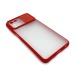 Чехол Samsung A22/M22 (2021) Матовый Slide Camera Красный#1633931