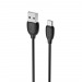 Кабель USB - MicroUSB Borofone BX19 Черный#1647032