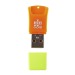 Картридер IRON Selection для TF Micro SD № 32 пластиковый (цвет оранжево-салатовый, в пакетике)#1641560