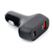 Автомобильный адаптер 1гн.USB Type-C + 1гн.Type-A 36Вт, QC и PD, чёрный MP3A-UC-CAR20 "Cablexpert"#1693859