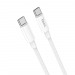 Кабель USB - Lightning (для iPhone) Hoco X40 (плоский) Белый#1646852