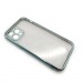 Чехол iPhone 12 Pro Style Силикон Прозрачный Зеленый#2102149