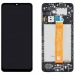 Дисплей для Samsung A127F Galaxy A12s в рамке + тачскрин (черный) 100%#1806990