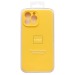 Чехол-накладка ORG Soft Touch с закрытой камерой для "Apple iPhone 13 Pro Max" (yellow) (134195)#1939440