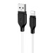 Кабель USB - Apple lightning Borofone BX42 Encore silicone 100см 2,4A (white) (133783)#1645187