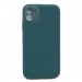                                     Чехол силикон-пластик iPhone 12 (6,1") глянец с логотипом темно-зеленый (01)*#2088559