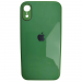                                 Чехол силикон-пластик iPhone XR глянец с логотипом зеленый*#2130477