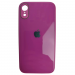                                 Чехол силикон-пластик iPhone XR глянец с логотипом темно-розовый*#2130469