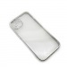 Чехол iPhone 13 Style силикон прозрачный Серебряный#2095224