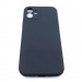 Чехол iPhone 12 Microfiber Черный#1653005