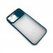 Чехол iPhone 13 Pro Max Матовый Slide Camera Темно-Зеленый#1654215