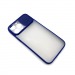 Чехол iPhone 13 Pro Max Матовый Slide Camera Темно-Синий#1654216