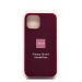 Чехол-накладка ORG Soft Touch для "Apple iPhone 13 mini" (bordo) (133299)#2009344