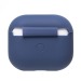 Чехол - силиконовый тонкий для кейса AirPods (3-го поколения) (blue)#1674981