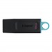 Флэш накопитель USB 64 Гб Kingston DataTravele Exodia 3.1 (black/light blue) (205112)#1659121