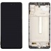 Дисплей для Samsung M526B Galaxy M52 в рамке + тачскрин (черный) 100%#1853858