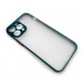 Чехол iPhone 13 Pro Max Bubble New тонкий Темно-Зеленый#1665454