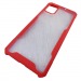                                     Чехол пластиковый Samsung A71 прозрачный с окантовкой красный*#1669764