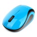 Мышь компьютерная беспроводная "Gembird" MUSW-610, 3кнопки, 2,4ГГц, 1200DPI, синий#2132194