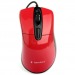 Мышь компьютерная "Gembird" MOP-415-R, USB, 3кн.+колесо кнопка, 2400DPI, кабель 1,4м (красный)#1664382