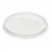 Крышка для контейнера под суп 500мл (LK2 и K2-Kr) пластик круг/белый матовый E-LK2H000-0 1/50/500шт#1674903