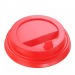Крышка на стакан кофейный 90мм красная с клапаном KF300 ПС-90 1/50/1000шт РП#1670959