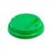Крышка на стакан кофейный 90мм зеленая с клапаном 1/50/1000шт РП#1670972